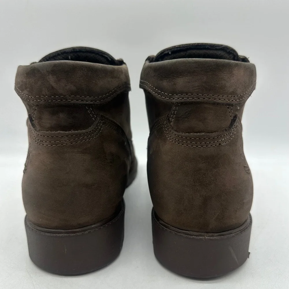 Timberland 34095 Mens 11.5 M Chocolate Brown Nubuck Leather Basic Chukka Boots